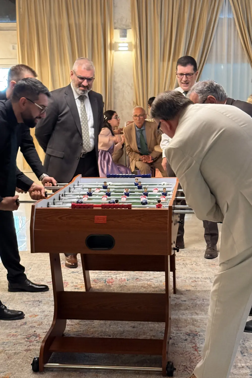 Calcio balilla, ambiente solo intuito
